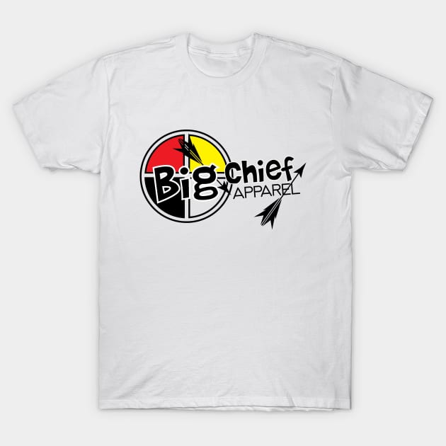 Big Chief Medicine Wheel Sacred Hoop Logo Tee T-Shirt by BigChief